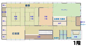 神代地区 登録番号101の空き家 1階 間取り図