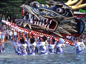 龍神祭の様子