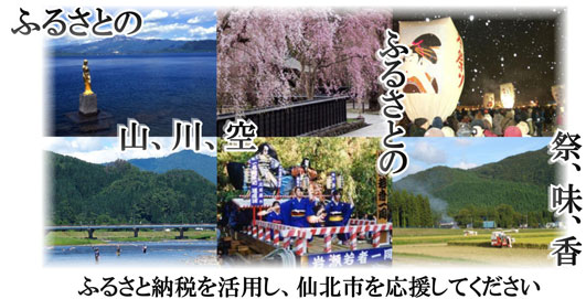 ふるさと納税を活用し、仙北市を応援してください