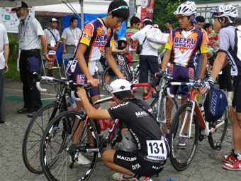 平成２３年度インターハイ自転車競技 ロード スナップ写真