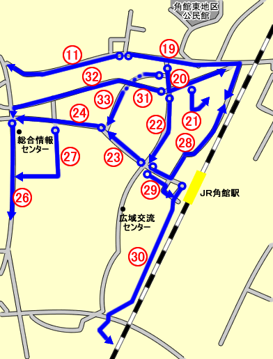 東部地区マップ