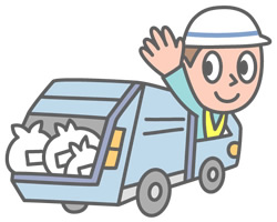 ごみ収集車イラスト