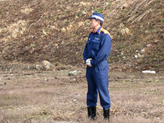 角館消防署長菅原達美氏からも挨拶をいただく 