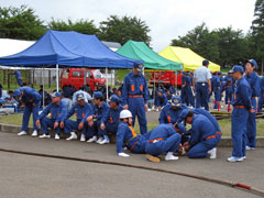 いよいよ小型ポンプ操法が始まります