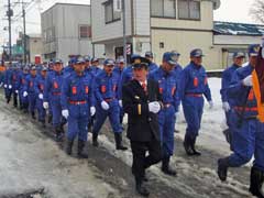 神代地区 第4分団は団員数が一番多い