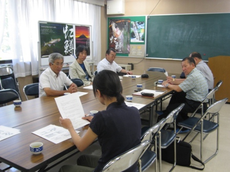 山梨県水産技術センター忍野支所視察