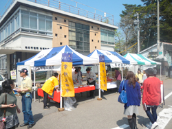 昨年の物産展の様子