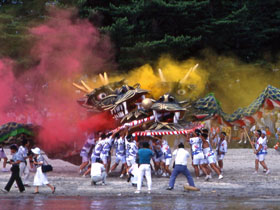 龍神祭の様子