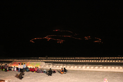 白岩城址燈火祭