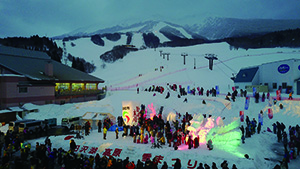 2018年の田沢湖高原雪まつりの様子