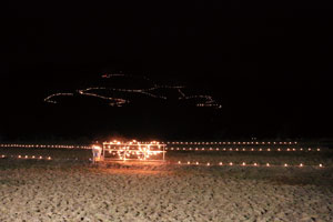 白岩城址燈火祭