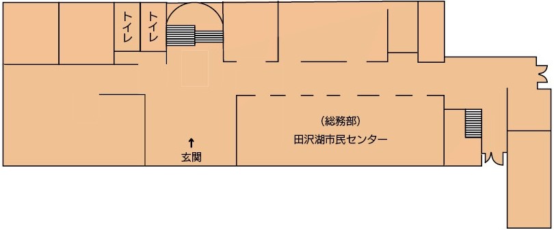 図：田沢湖庁舎1F