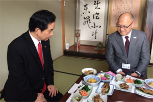 農家民宿「星雪館」を視察。