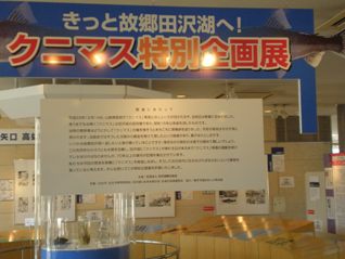 田沢湖観光協会主催の「クニマス特別企画展」