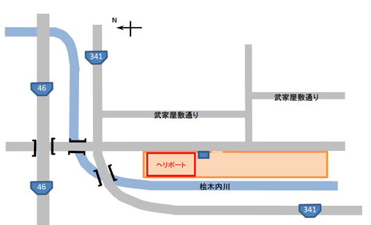 桜並木駐車場