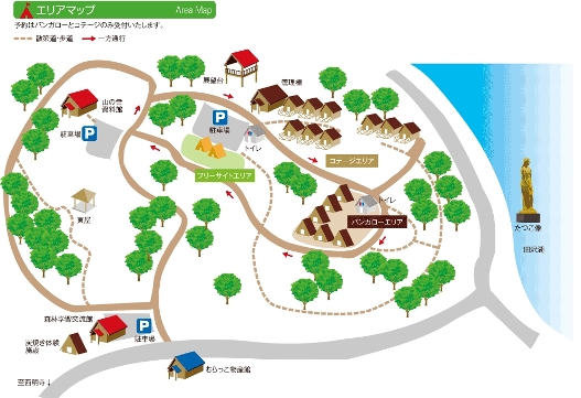かたまえ山エリアマップ