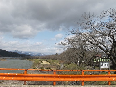 桧木内川堤　横町橋　全景