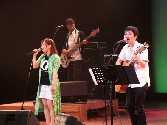 国民文化祭キックオフイベント　テーマソング「僕たちの未来」披露